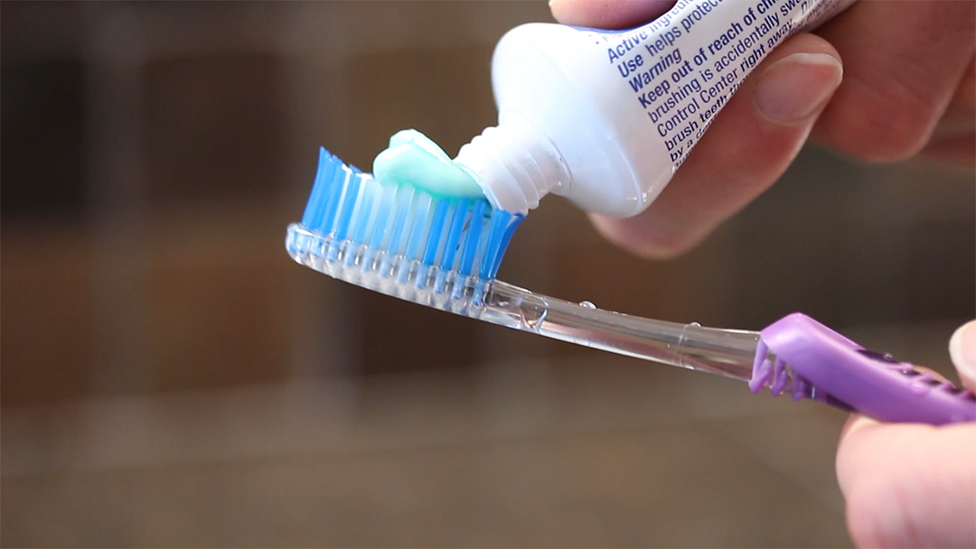 Yield-strength fluids like toothpaste won't flow until a critical minimum force is exceeded. Photo by Nicole Sharp.